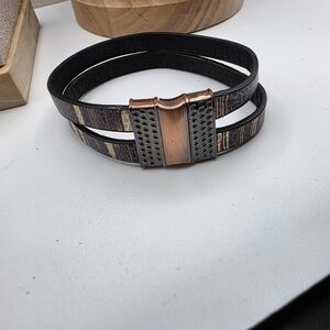 Black and Copper Bracelet Magnetic Closure (1102)